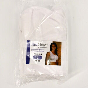 First Choice by Advantage Postsurgical Mammary Compression Bra Size Large White